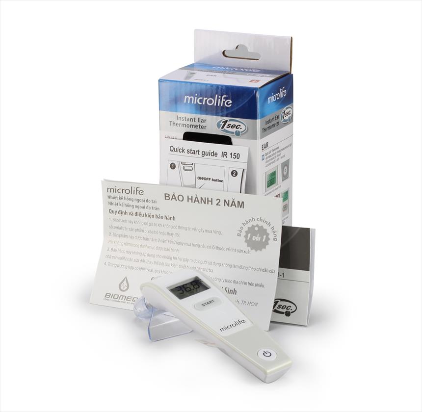 máy đo nhiệt độ hồng ngoại microlife